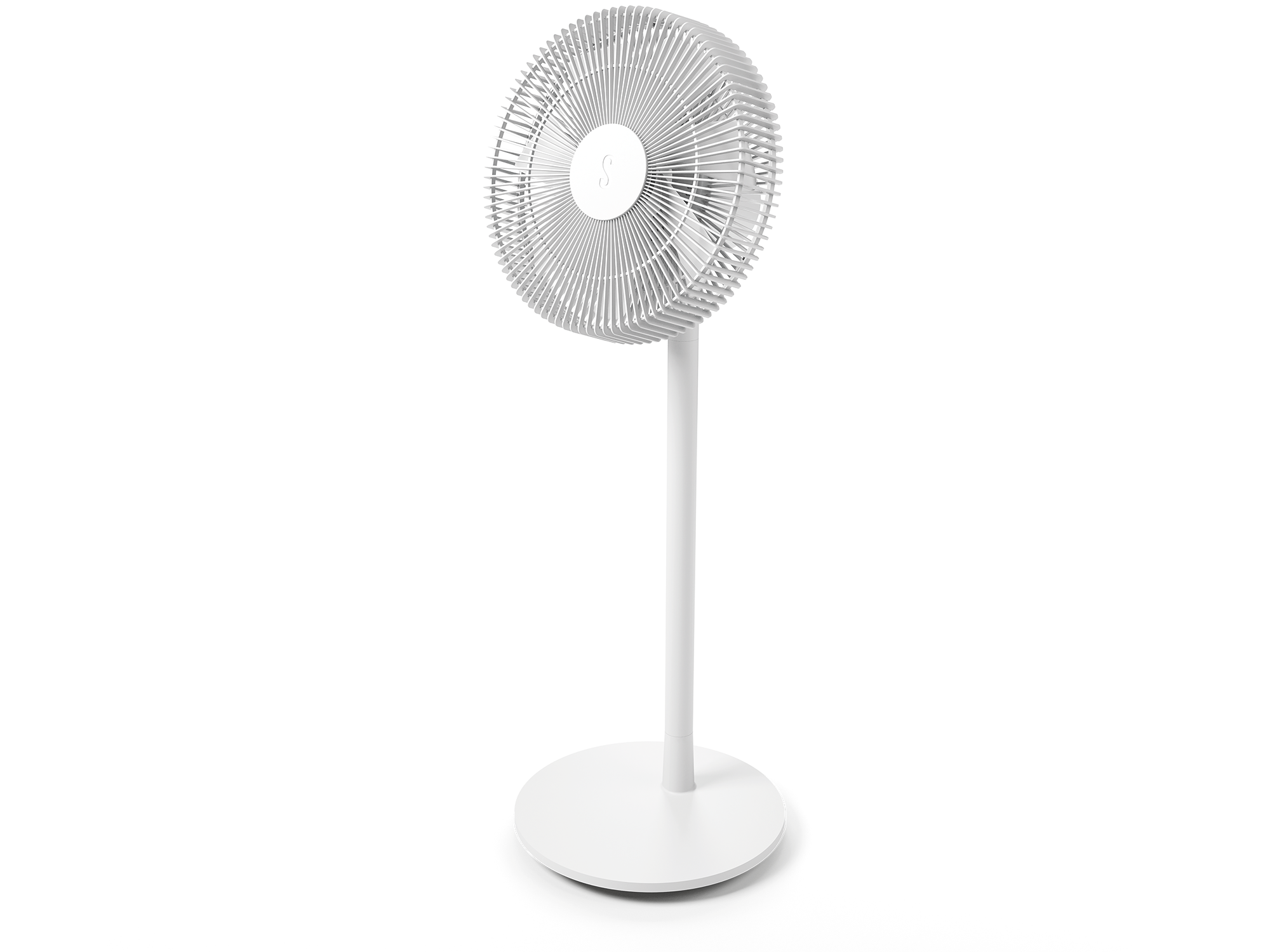 Finn fan by Stadler Form in white as perspective view